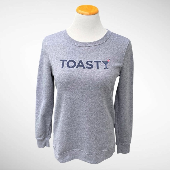 Old Navy Toasty Gray Pullover Crewneck Sweatshirt Long Sleeves - Picture 1 of 9